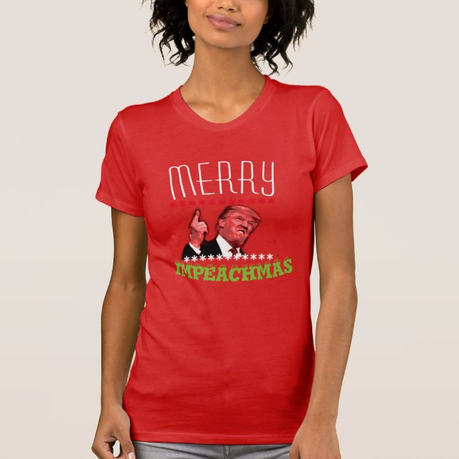 Merry Impeachmas Loser Trump shirt 2 T Shirt (Framsida)