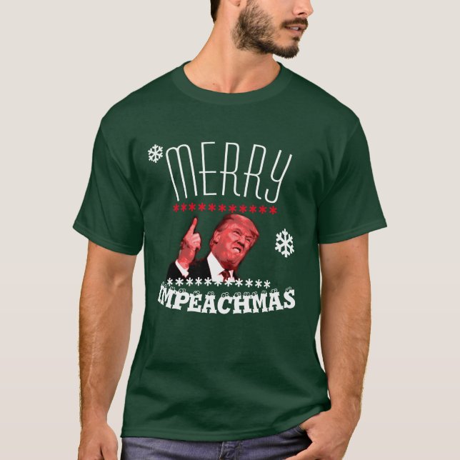 Merry Impeachmas Loser Trump shirt 4 T (Framsida)