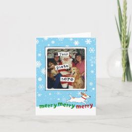 Merry Jack Russell Cute Hund | Din fotojul Helgkort