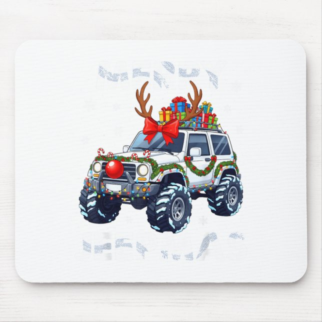 Merry Jeepmas Ugly Light Reindeer Christmas Funny  Musmatta (Framsidan)