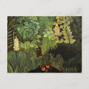 Merry Jesters av Henri Rousseau Vykort