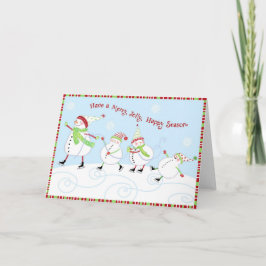 Merry, Jolly, Lycklig Season Helgkort