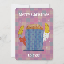 Merry Jolly Panettone! Julkort