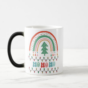 Merry jul hoho rainbow magisk mugg