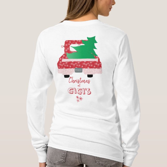 MERRY "Jul på Gigi's" T Shirt (Baksida)