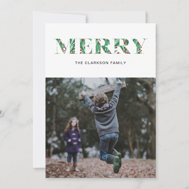 MERRY JULKORT (Framsida)