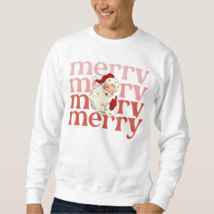 Merry jultomten lång ärmad tröja