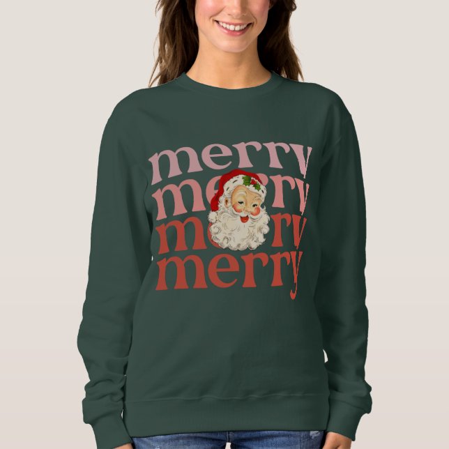 Merry jultomten t shirt (Framsida)