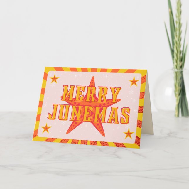Merry Junemas-kort Kort (Framsida)
