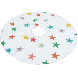 MERRY KÄRLEK JOY   KOLORFUL CHRISTMAS JULGRANSMATTA BORSTAD POLYESTER