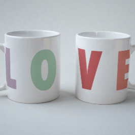 MERRY KÄRLEK JOY | KOLORFUL CHRISTMAS KAFFEMUGG