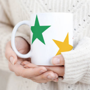 MERRY KÄRLEK JOY KOLORFUL CHRISTMAS KAFFEMUGG