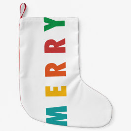 MERRY KÄRLEK JOY | KOLORFUL CHRISTMAS LITEN JULSTRUMPA