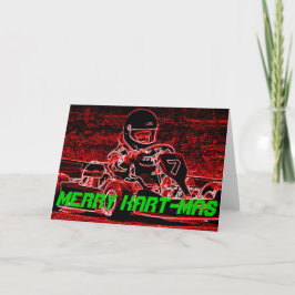 Merry Kart-Mas Helgkort