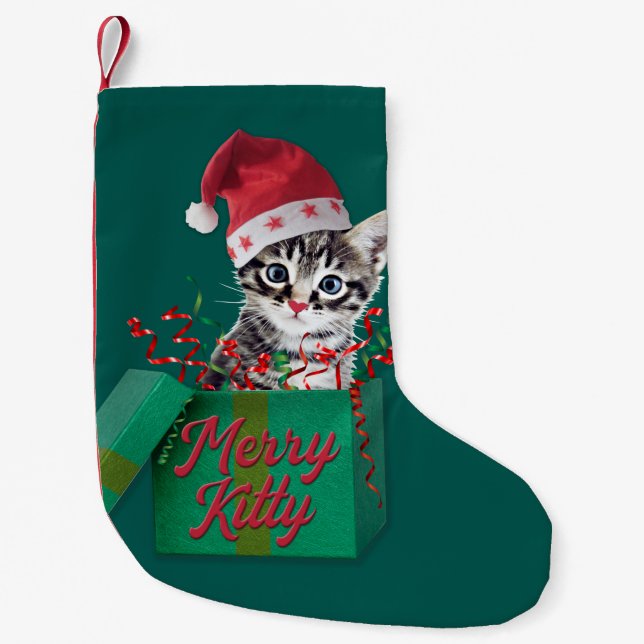 Merry Kattunge, God jul Liten Julstrumpa (Framsidan)