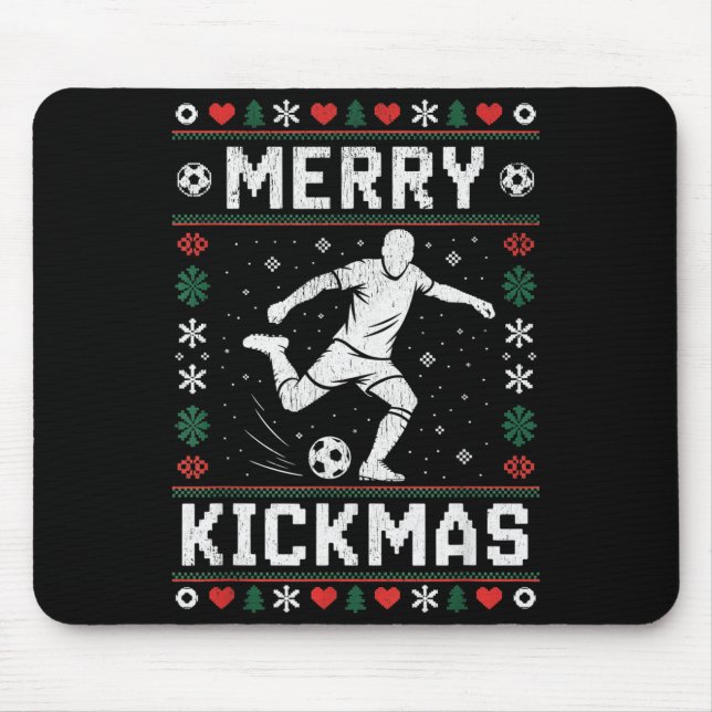 Merry Kickmas Funny Christmas Soccer Xmas  Musmatta (Framsidan)