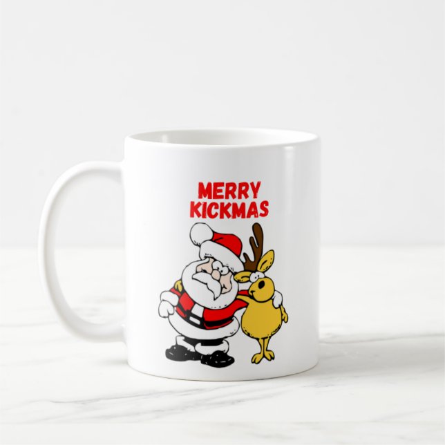 Merry Kickmas Kaffemugg (Vänster)