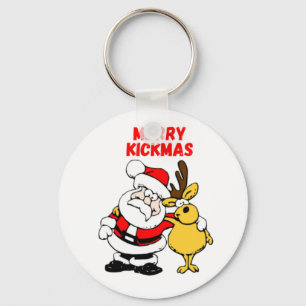 Merry Kickmas Nyckelring