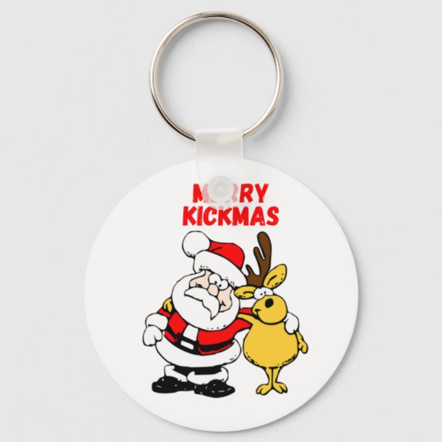Merry Kickmas Nyckelring (Framsida)