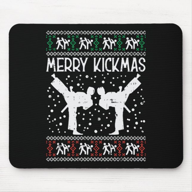 Merry Kickmas Ugly jul Karate Jiu Jitsu Mart Musmatta (Framsidan)