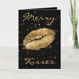 Merry Kisses jul Helgkort
