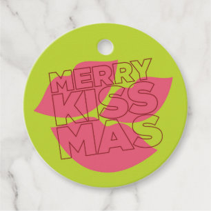 Merry Kissmas Gift Märkre Gåvor Etiketter