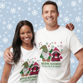 Merry Kissmas, par 1:a julgonkkonstruktionen T Shirt