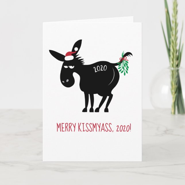 Merry KissMyAss 2020-2021 Ox-året Helgkort (Framsida)