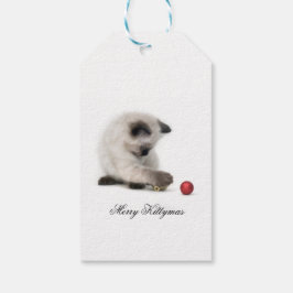 Merry Kittymas-märkre Presentetikett
