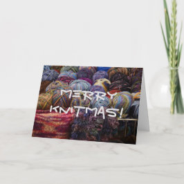 Merry Knitmas-kort Helgkort