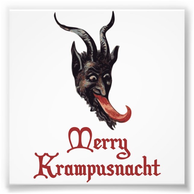 Merry Krampunacht Fototryck (Framsidan)