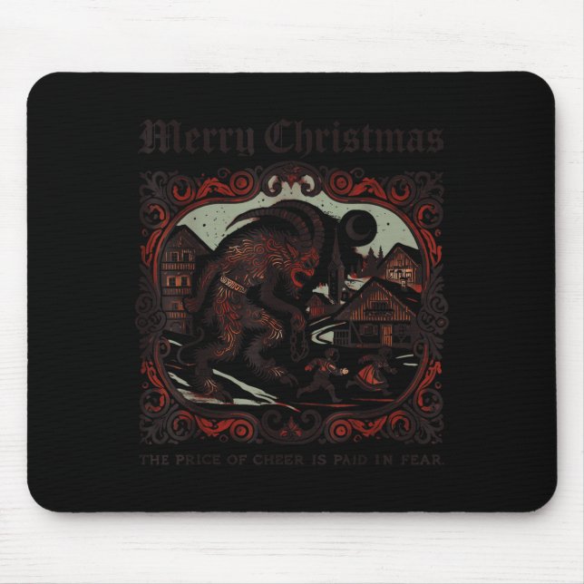 Merry Krampus Christmas Xmas Horror Ugly Sweater E Musmatta (Framsidan)