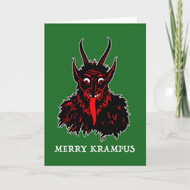 MERRY KRAMPUS HELGKORT (Framsida)