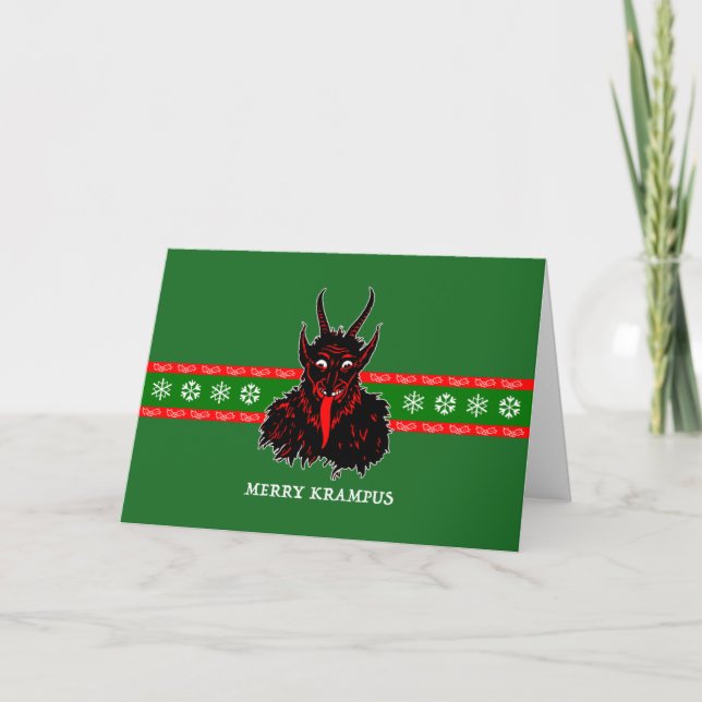 MERRY KRAMPUS HELGKORT (Framsida)