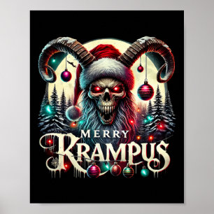 Merry Krampus jul Krampus kommer att äga rum Poster