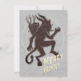 Merry Krampus julkort Helgdag Card