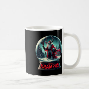 Merry Krampus Krampus kommer till Town Julafton Ho Kaffemugg
