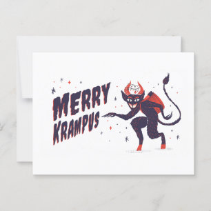 Merry Krampus Vykort