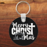 Merry Kristus Mas Christian Jul Jesus Familj Nyckelring<br><div class="desc">Merry Kristus Mas Christian Jul Jesus Familj</div>