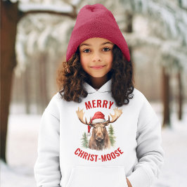 Merry Kristus-moose Funny jul Moose T Shirt