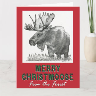 Merry KristusMoose Kort