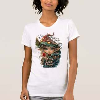 Merry, kvinnans skjorta i God jul T Shirt