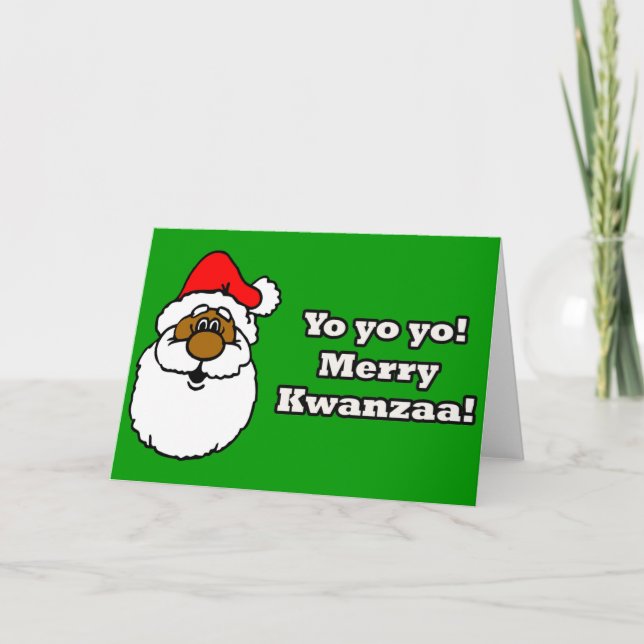 Merry Kwanzaa! Helgkort (Framsida)