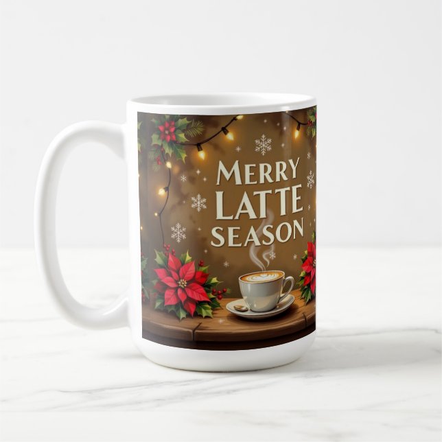 Merry latte season  kaffemugg (Vänster)