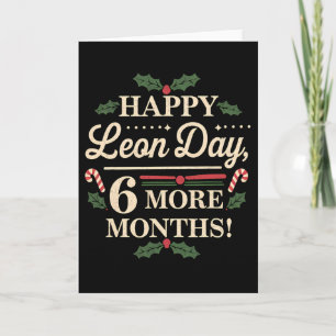 Merry Leon Day Noel Ckwards Funny julnr Kort