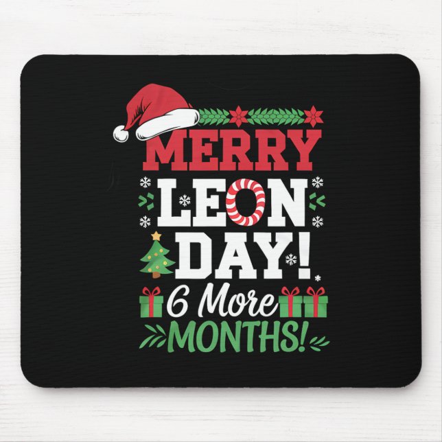 Merry Leon Day Noel Ckwards Funny julnr Musmatta (Framsidan)
