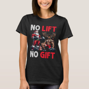 Merry Liftmas Muscle Santa WeightlyftJulafton Body T Shirt