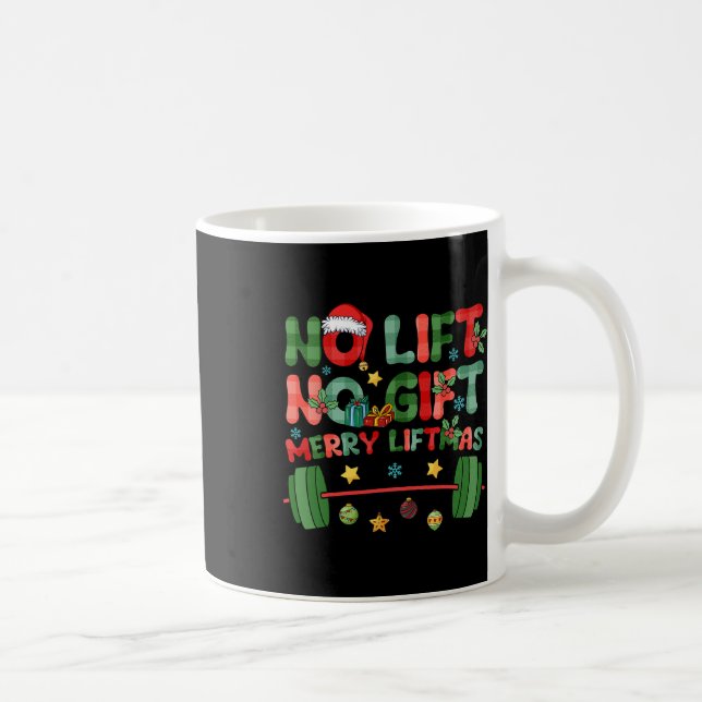 Merry Liftmas No Hiss No Julklapp Gym Wo Kaffemugg (Höger)