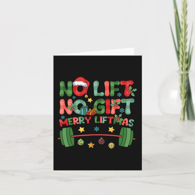Merry Liftmas No Hiss No Julklapp Gym Wo Kort (Framsida)