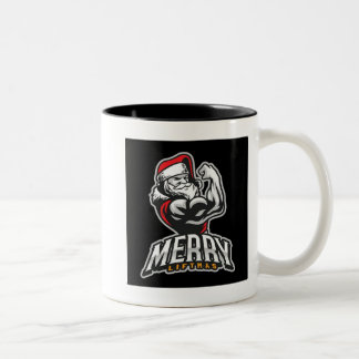 Merry Liftmas Santa mugg